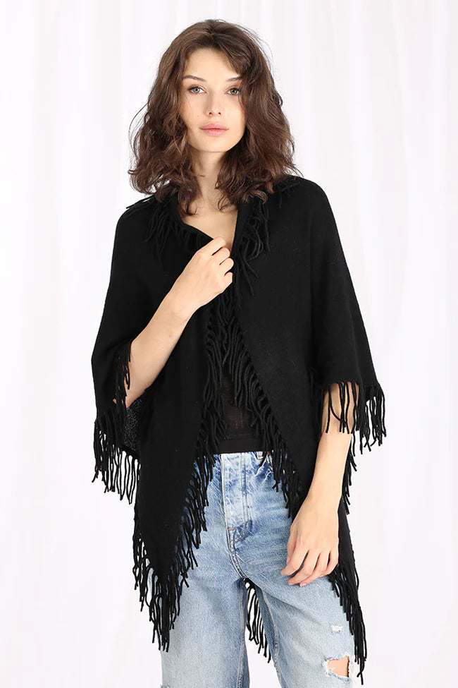 Cashmere Fringe Shawl