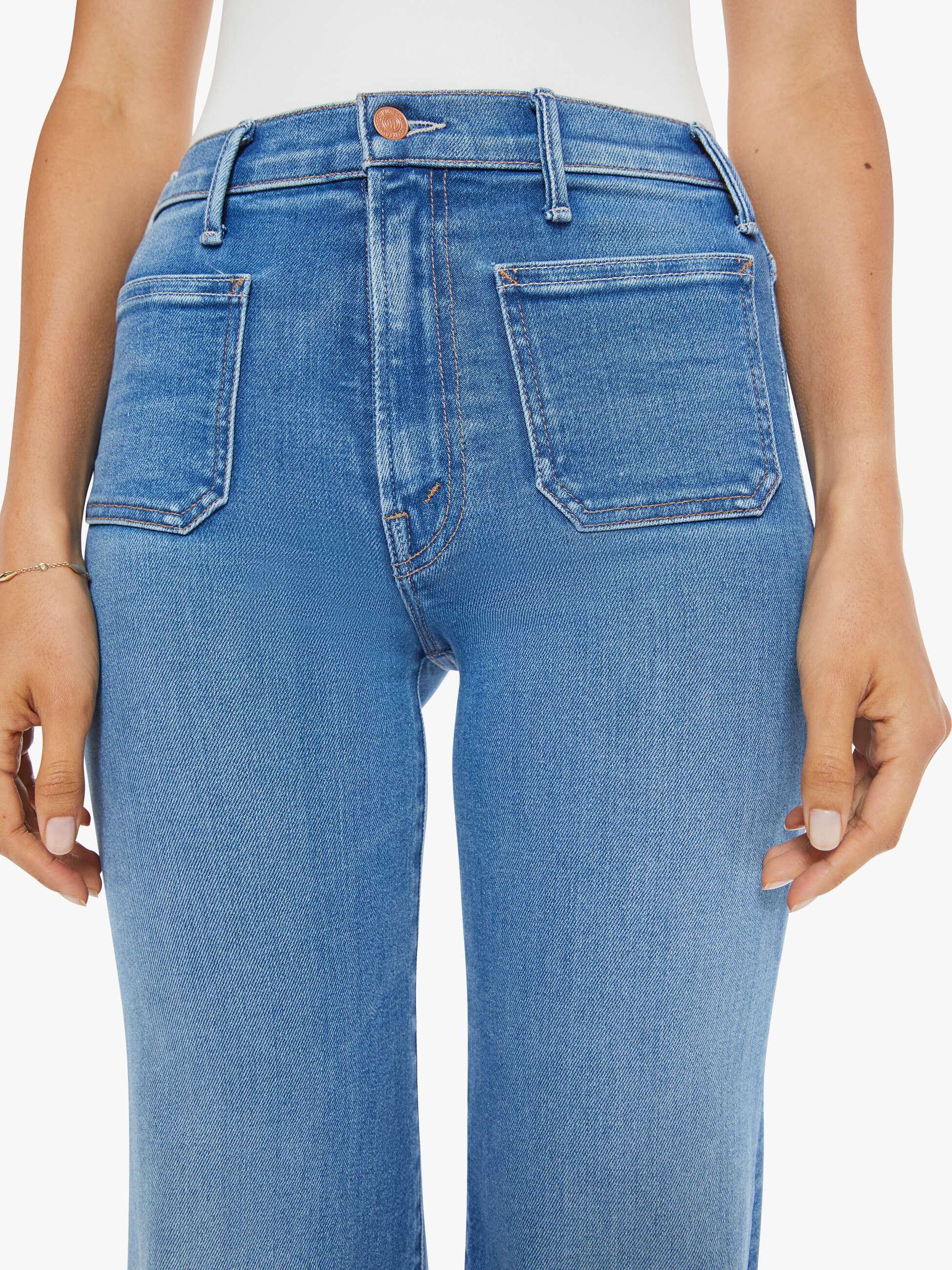 Hustler Roller Patch Pocket Sneak Jean