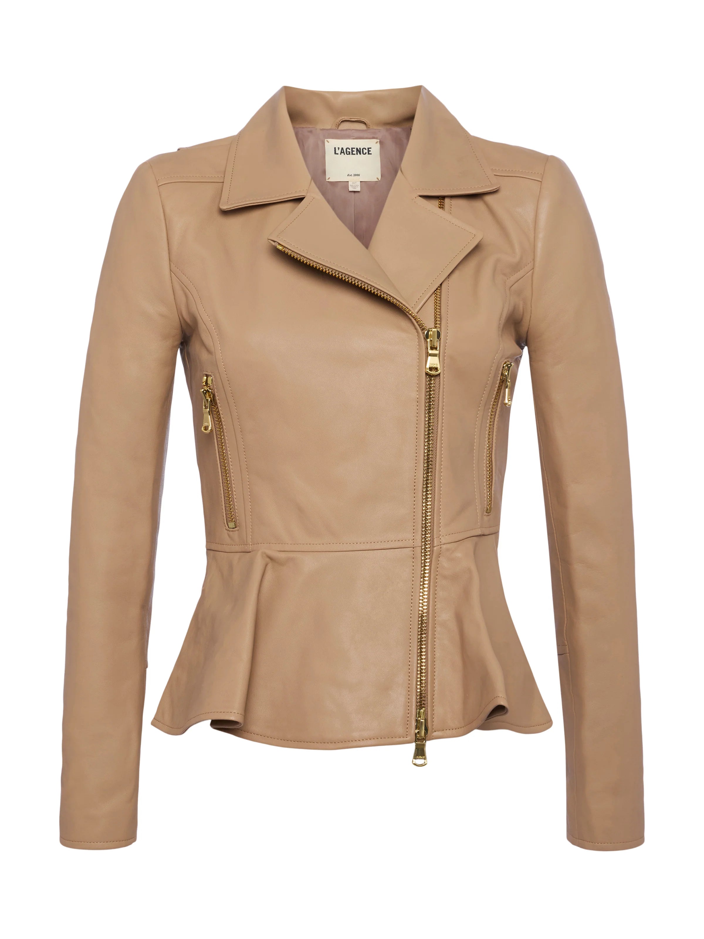 Lyric Peplum Biker Jacket