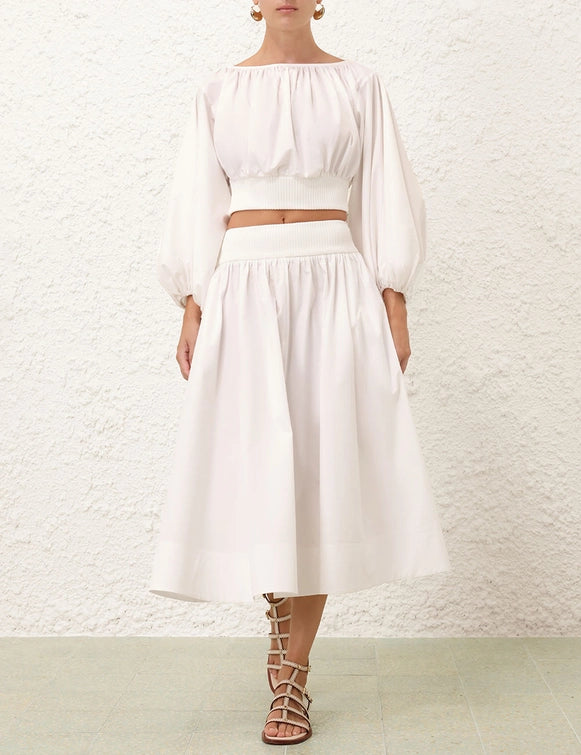 Poplin Skirt