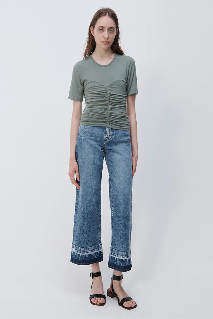 Jude High Rise Crop Wide Leg Jean