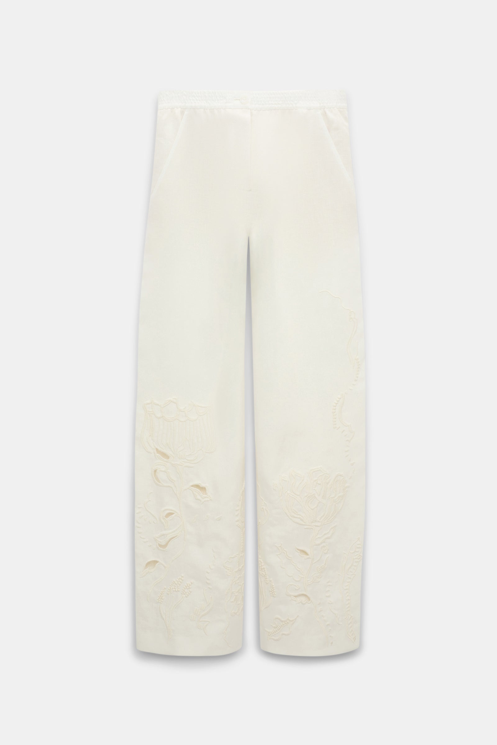 Embroidered Beauty Pants