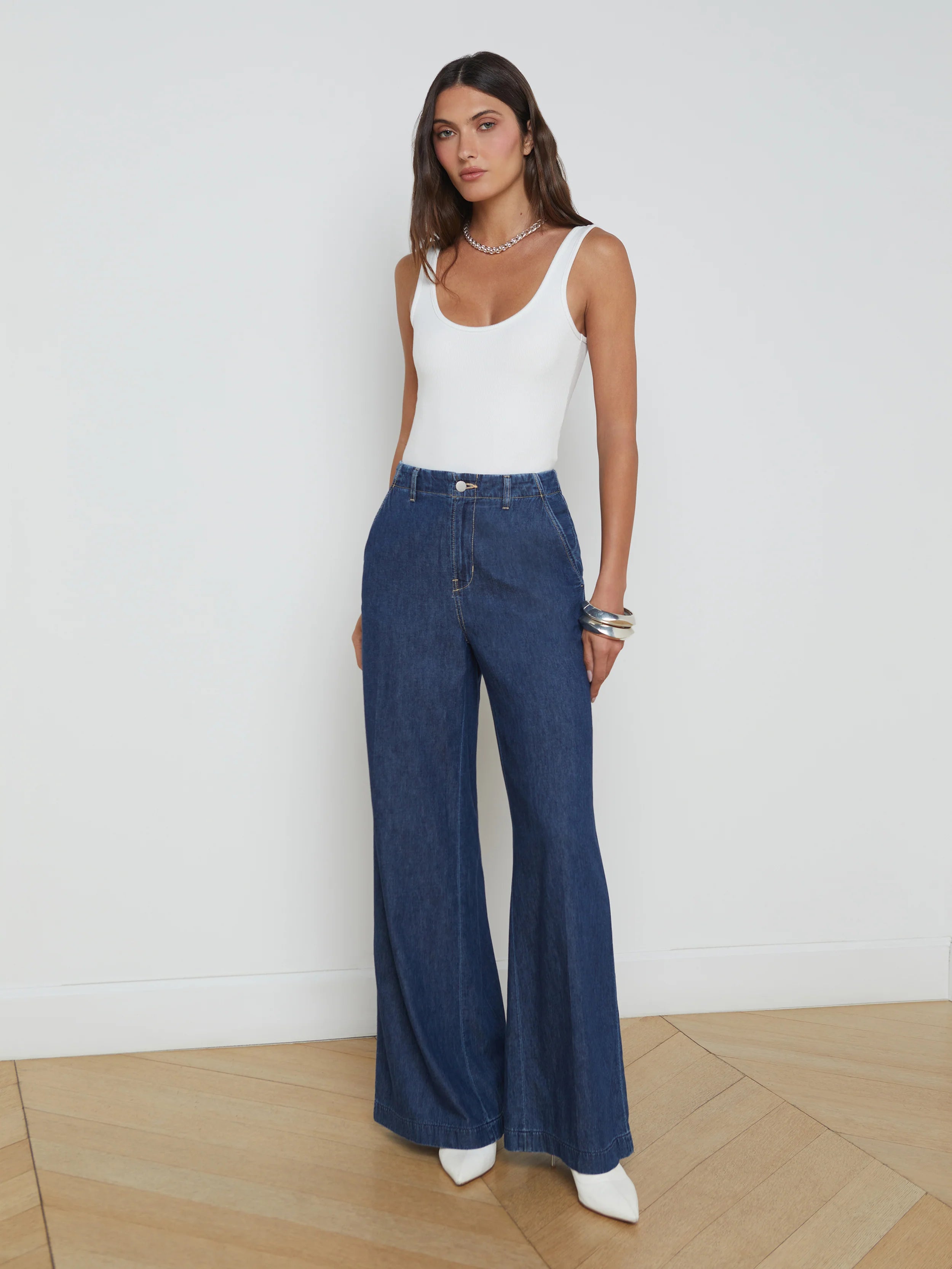 Runa High Rise Wide Leg Trouser