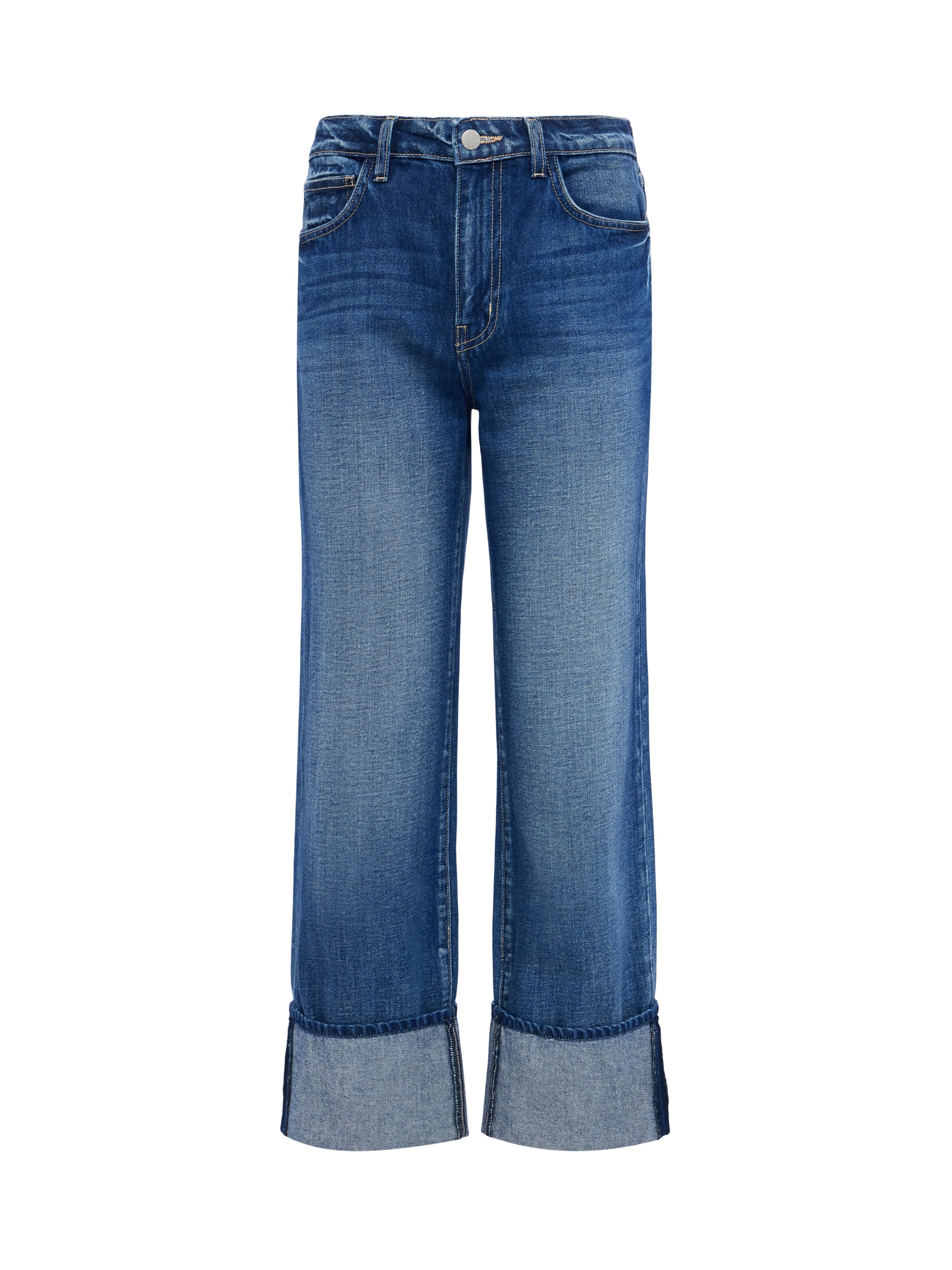 Leighton Cuff Stovepipe Jean