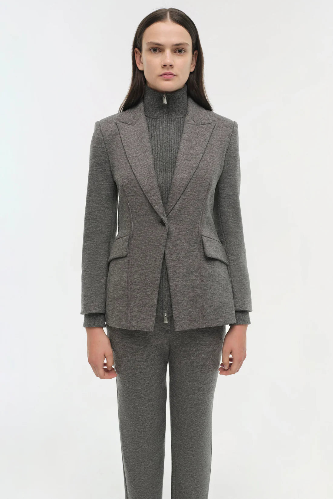 Auden Knit Combo Blazer