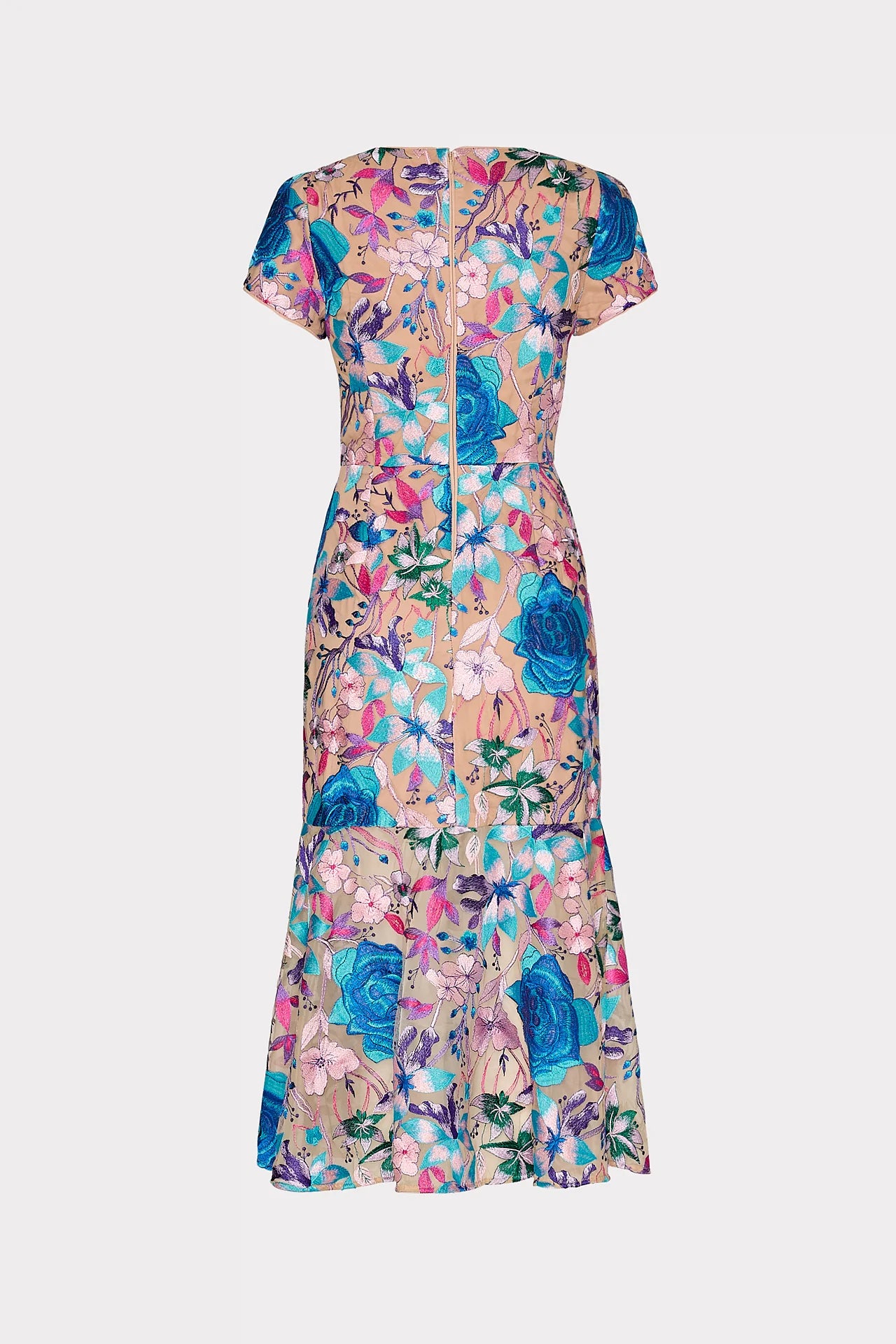 Tahlia Fall Floral Embroidered Dress