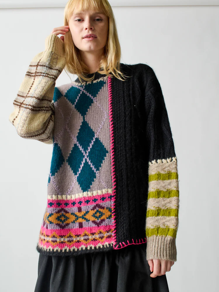 Hutton Patchwork Sweater