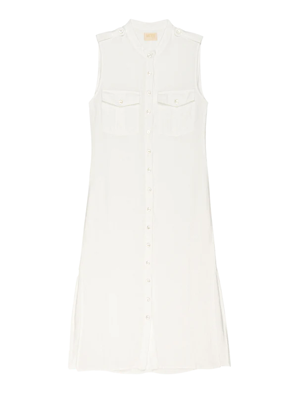 Carina Sleeveless Shirtdress