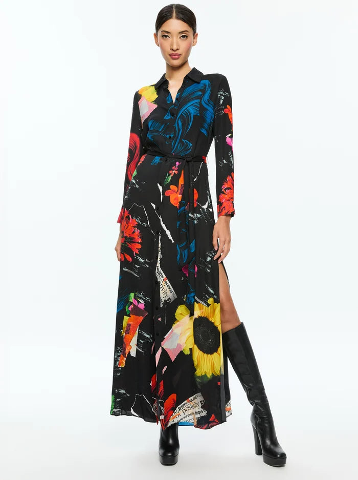 Chassidy Maxi Shirt Dress