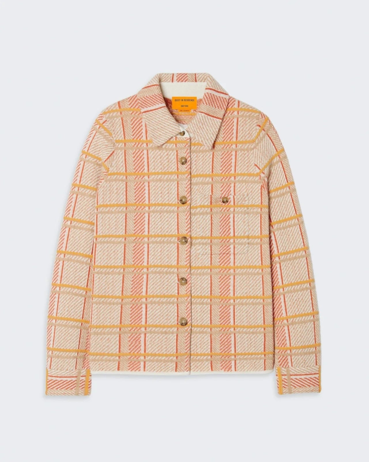 Dylan Plaid Shirt In Cashmere