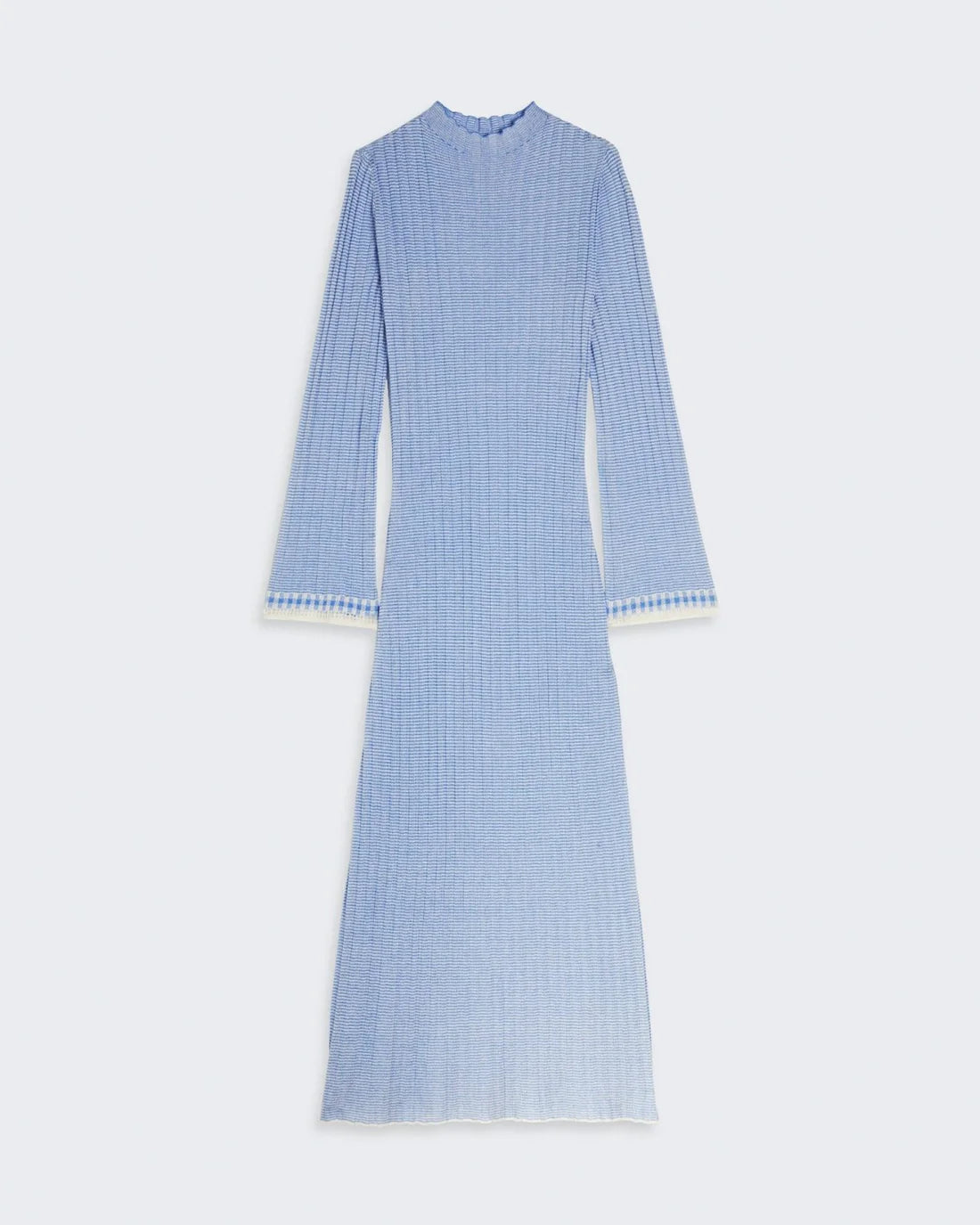 Fine Stripe Mockneck Dress