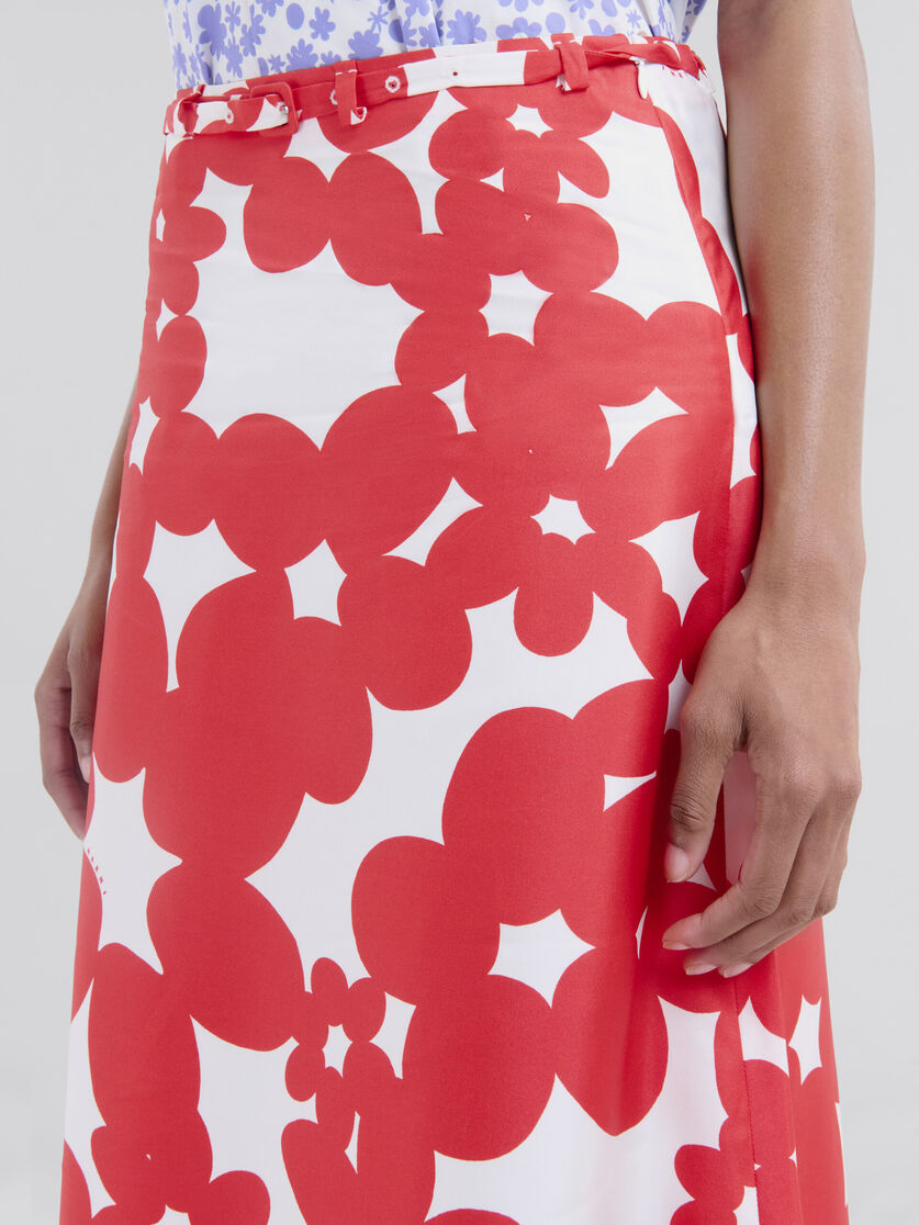 Large Flowers Skirt