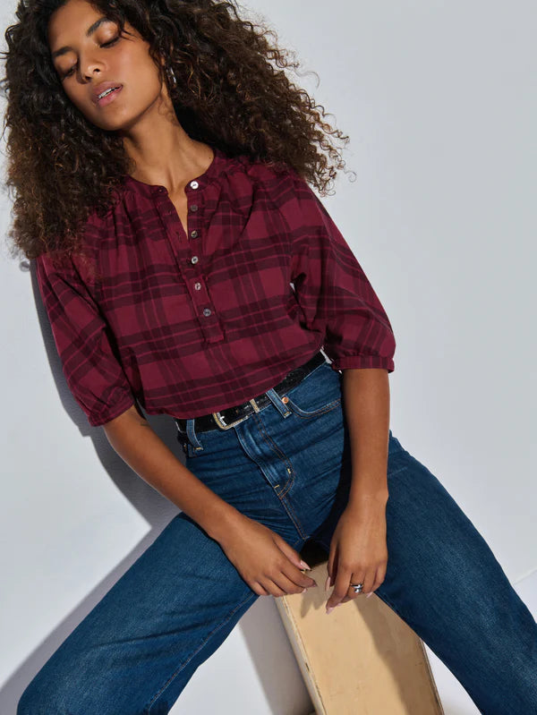 May Flannel Top