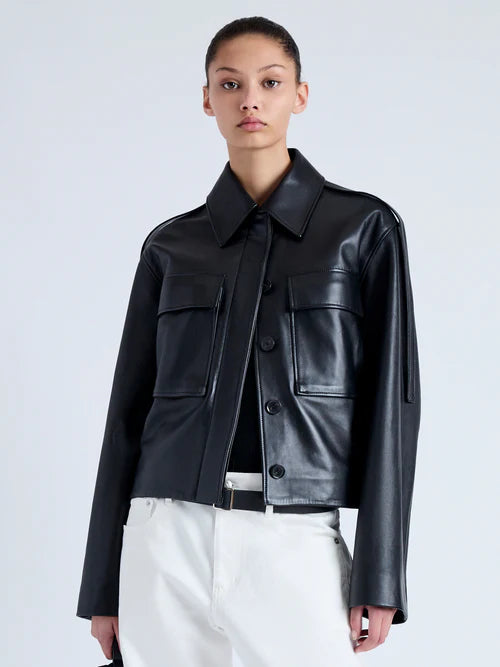 Dylan Jacket in Glossy Leather