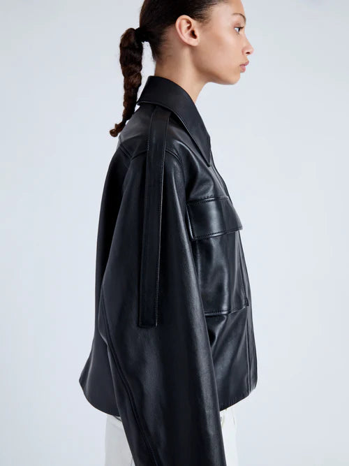 Dylan Jacket in Glossy Leather