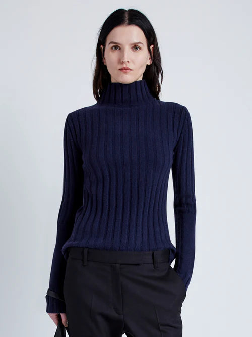 Haven Sweater in Midweight Cashmere Rib