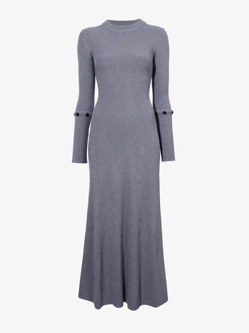 Jocelyn Dress in Midweight Viscose Rib Knit