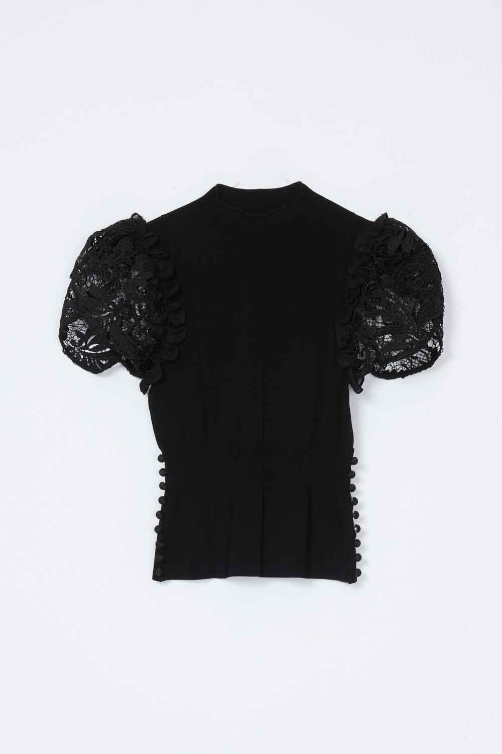 Corded Lace Tulip Top