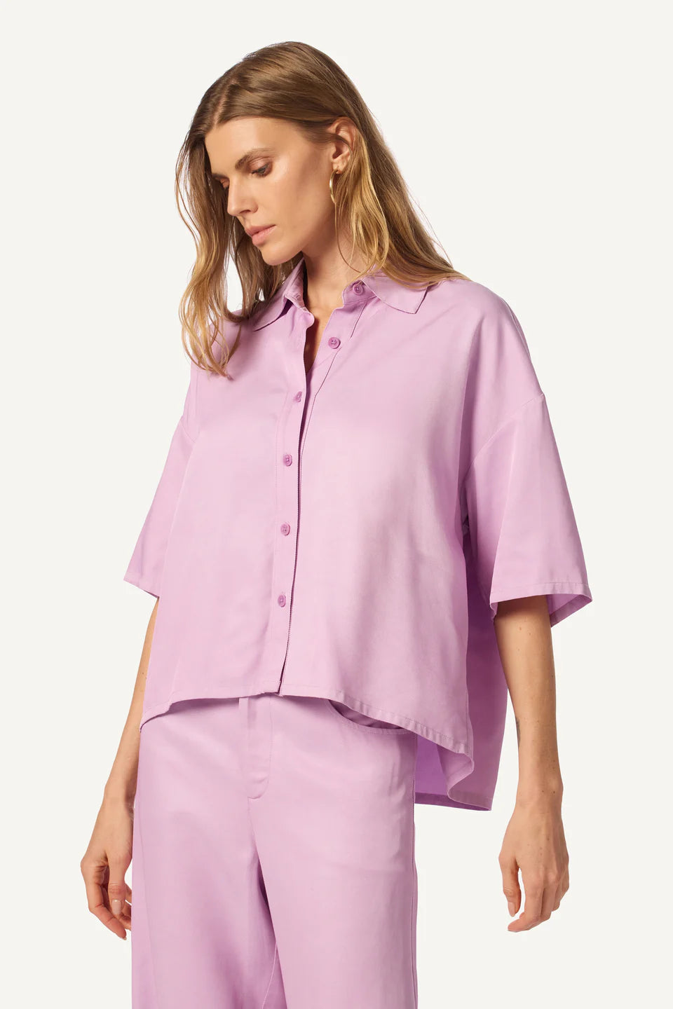 Lucy Relaxed Collared Button Up