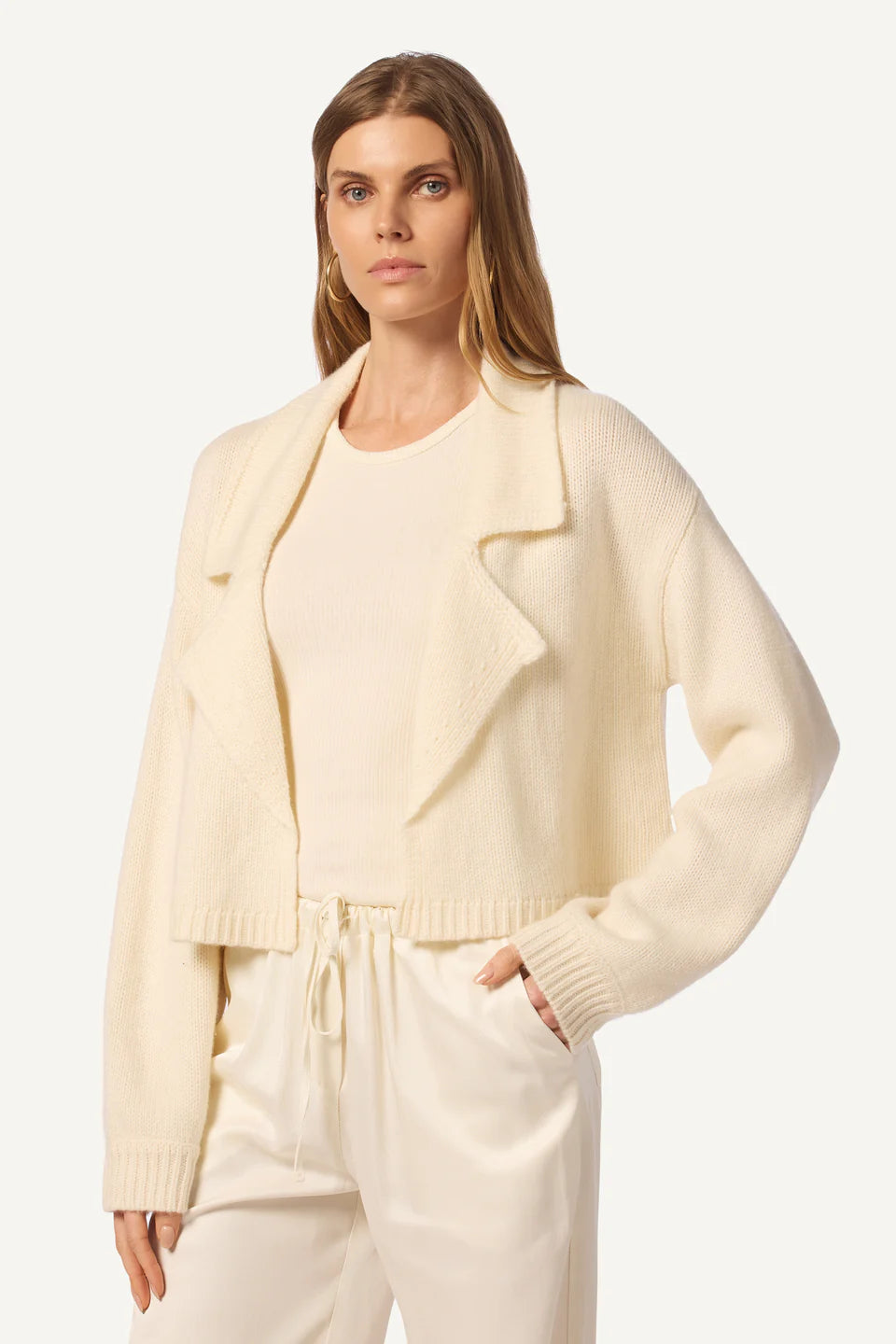 Tyra Relaxed Collared Cardigan