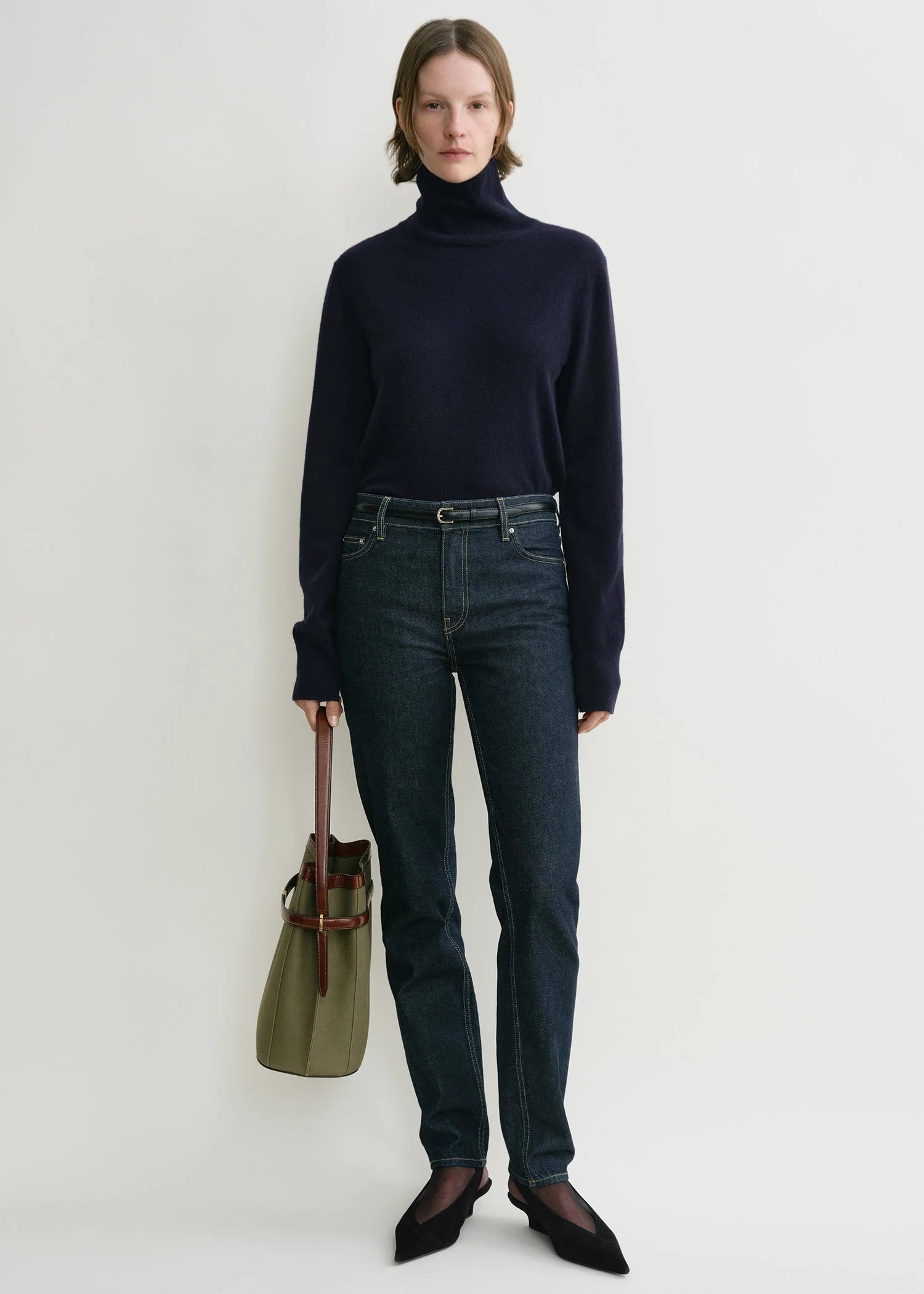 Cropped Turtleneck