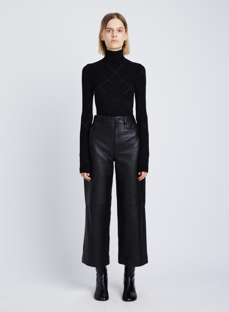 Sadie Pant in Lightweight Leather