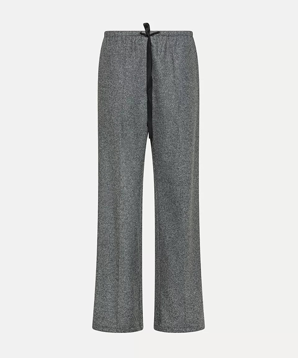 Wool Cloth Drawstring Pants