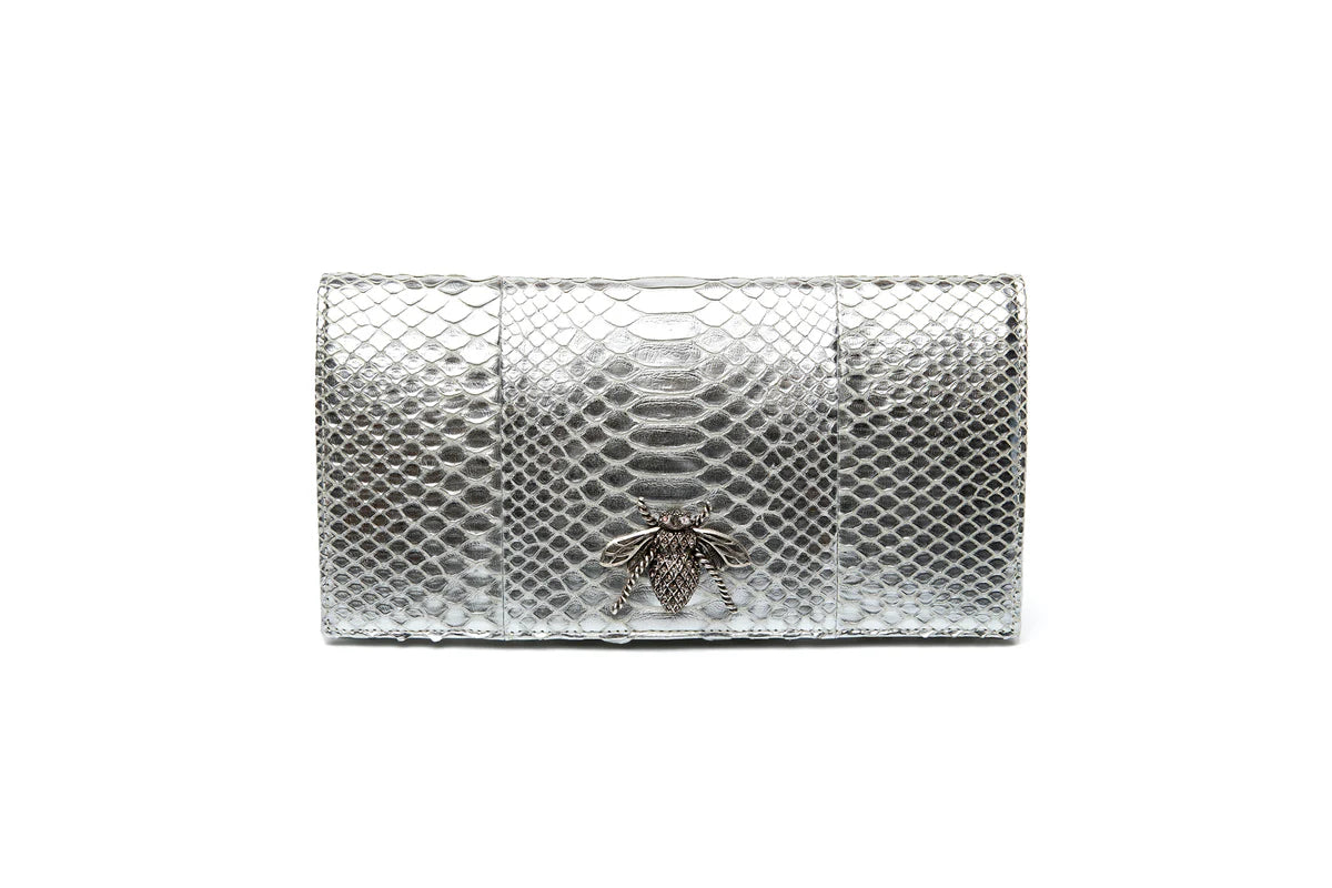 Eloise Python Clutch