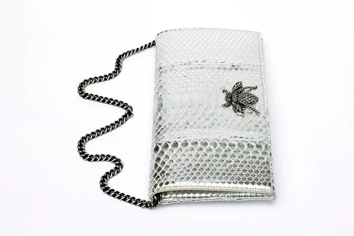 Eloise Python Clutch