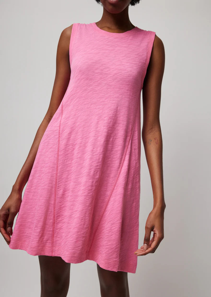 Slub Jersey Swing Dress