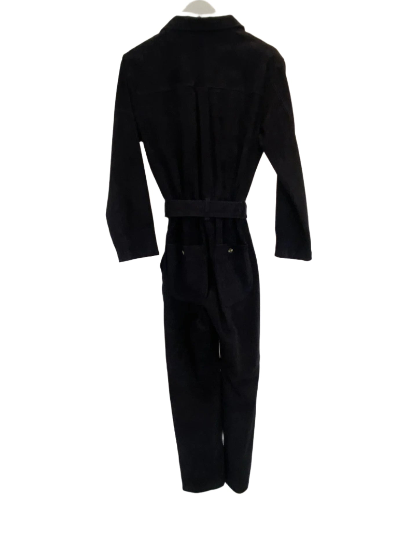 Suede Worker Jumpsuit