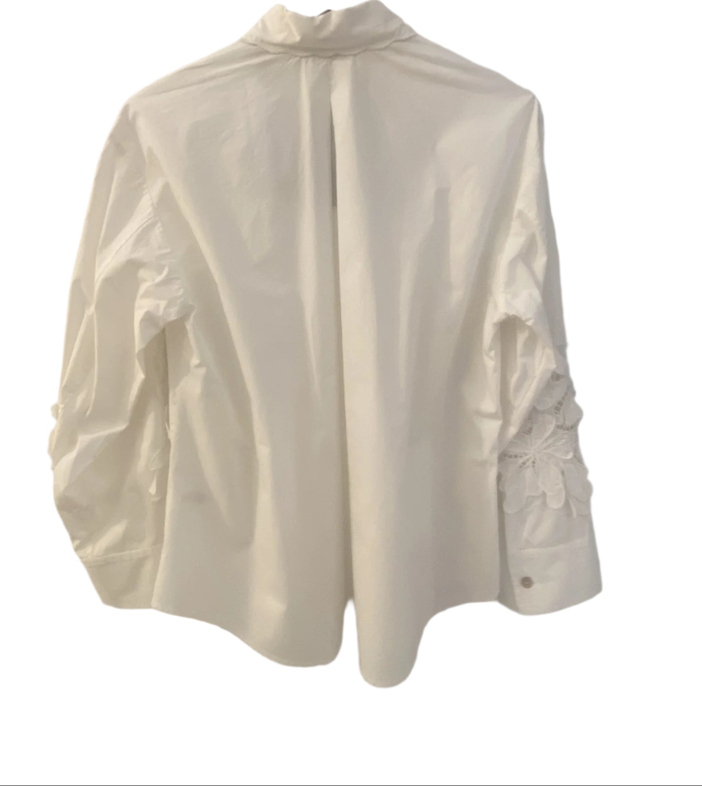 "En Fleur" Embroidery Cotton Poplin Shirt