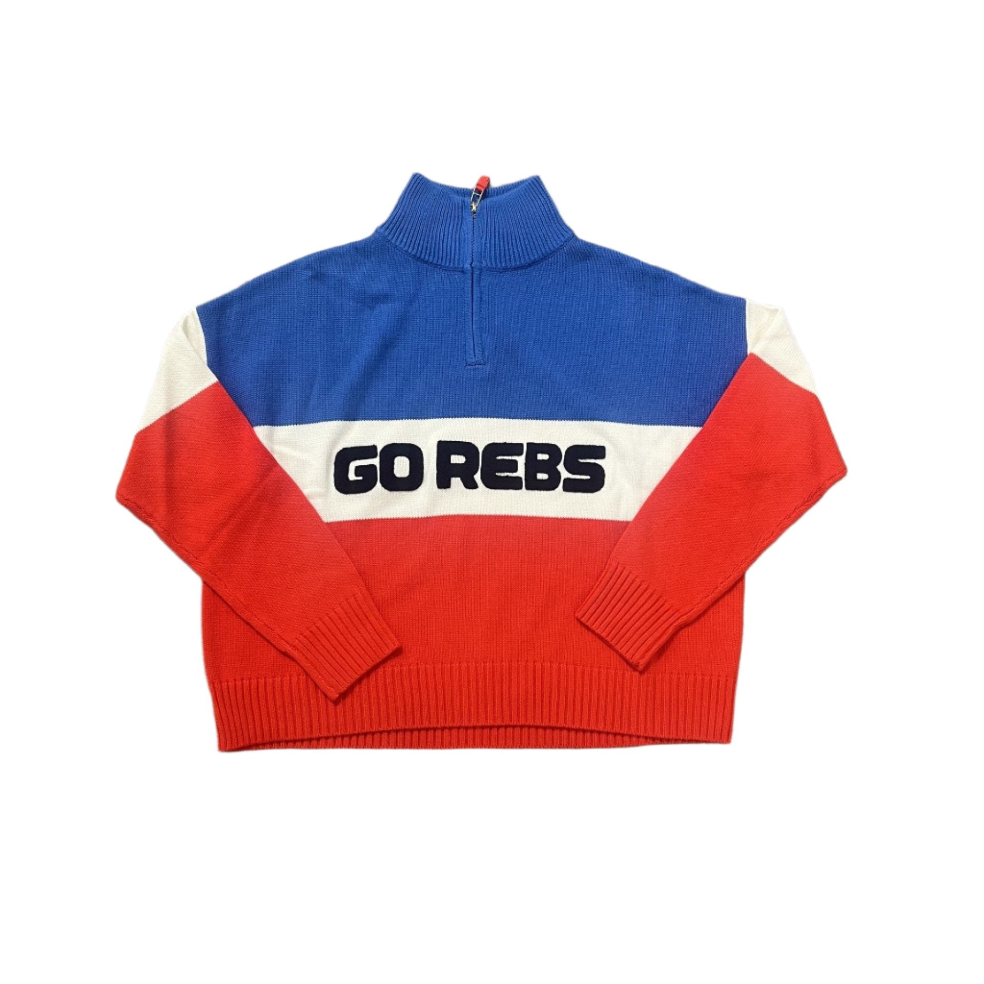 Go Rebs Quarter Zip Sweater